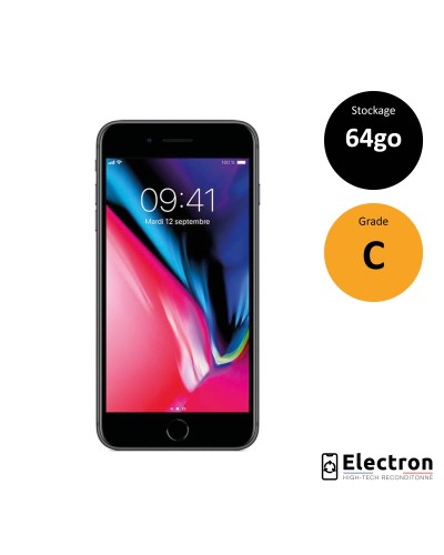 iPhone 8 Plus Space Gray 64 GO Grade C reconditionné